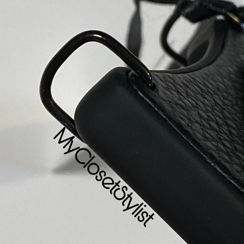 BANDOLIER Black Leather Wallet iPhone XS MAX Crossbody CASE NEW! Pewter Unisex
